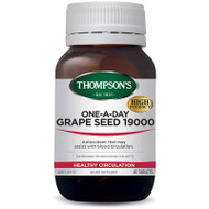 Grape Seed 19000mg One-a-Day 60 Tablets Thompsons