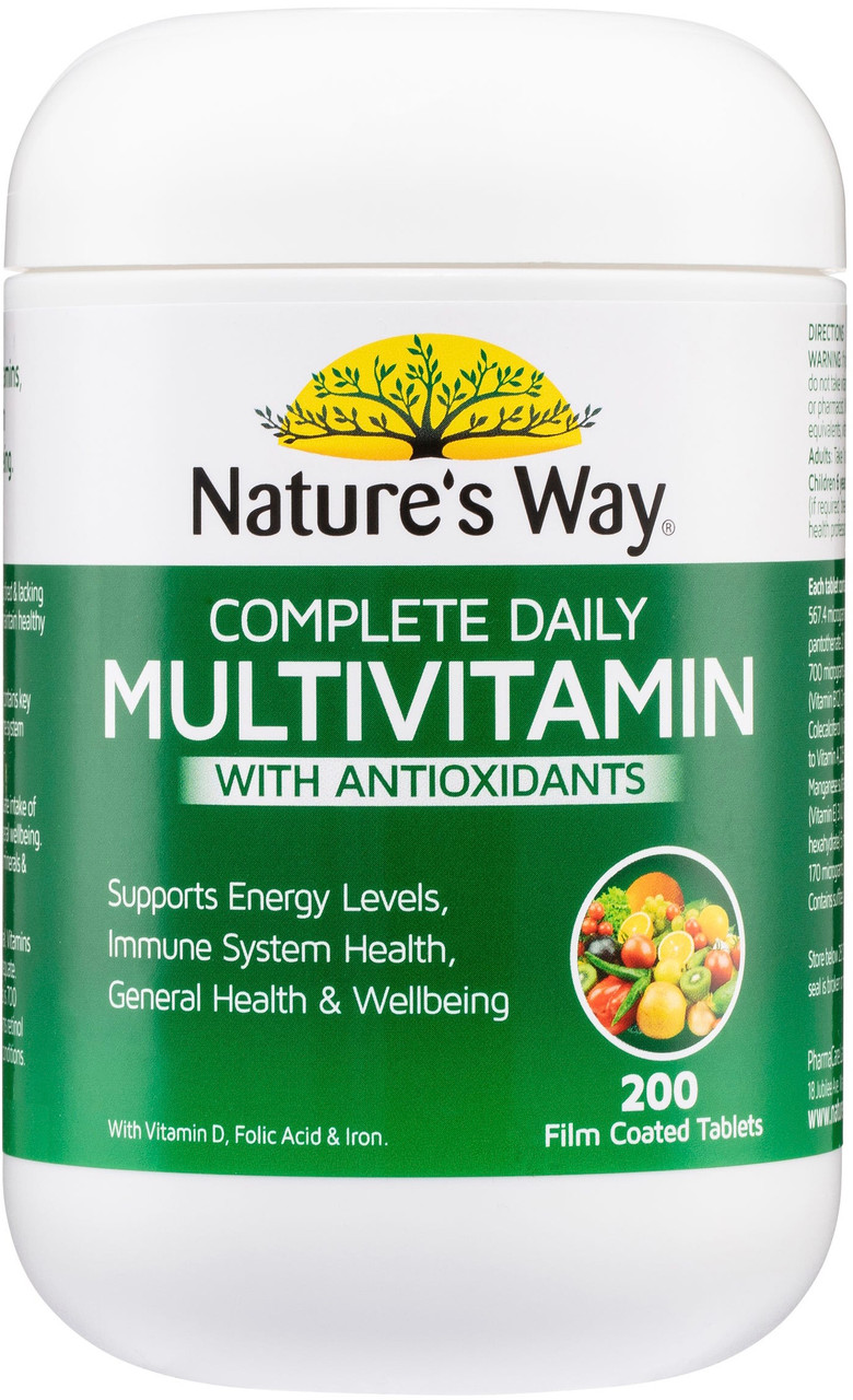 Nature's Way Complete Daily Multivitamin with Antioxidants 
