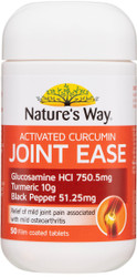 Nature's Way Activated Curcumin Turmeric Concentrate Joint Ease 50 Tabs x 3 Pack
