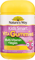 Nature's Way Kids Smart Multivitamin + Vegies 120 Vita Gummies x 3 Pack