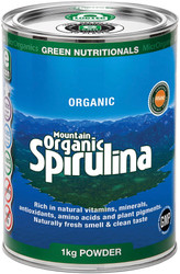 Green Nutritionals Mountain Organic Spirulina 1Kg Powder