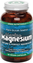 Green Nutritionals Pure Ocean-Source Marine Magnesium 60 Caps