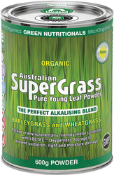 Green Nutritionals Australian Organic Supergrass 600g Powder