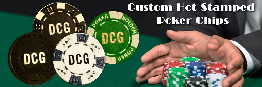 Hot Stamped Poker Chips