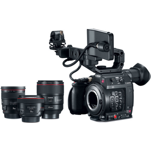 Canon Cinema EOS C200 with Prime Lens Bundle (EF Mount)
