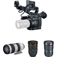 Canon EOS C200 Cinema Camera and Triple Lens Kit