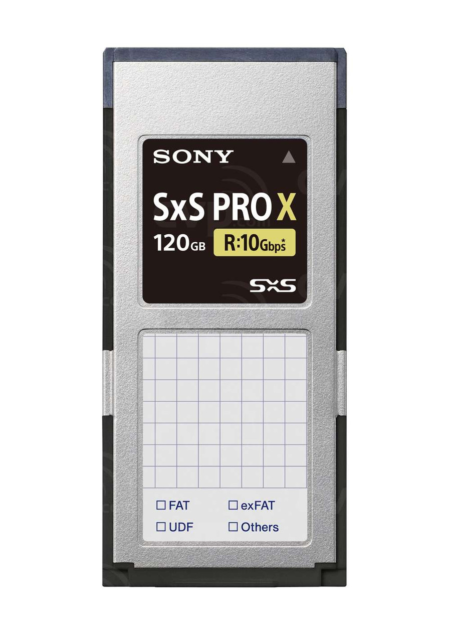 Sony 120GB SxS PRO X Memory Card | Peak Media, Inc.