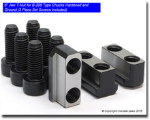 FGB206-2A-10 1 Set of Oversize Aluminum Full Grip Round Soft Jaws