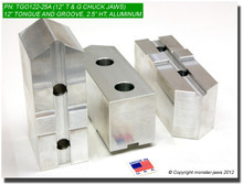 1.023/Screw 3.500 L x 3.000 W x 2.500 H 1.400 WK# 12mm/HoleSpace 12mm/TongueWidth 54mm/Tongue to Front GrooveWidth 12252F Ð Steel Tongue & Groove Soft Jaws for 12-16 Chuck 1.023/Screw 3.500 L x 3.000 W x 2.500 H 1.400 WK# 12mm/HoleSpace 12mm/TongueWidth 54mm/Tongue to Front GrooveWidth 12252F Ð Steel Tongue & Groove Soft Jaws for 12-16 Chuck