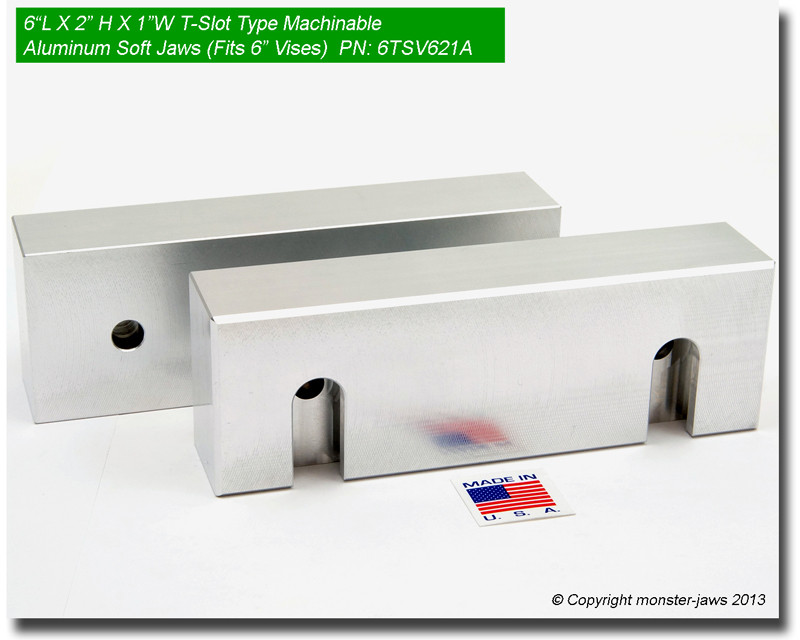 6TSV621A T-Slot Type Quick Change Aluminum Machinable Soft