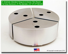 Details about   RTG-8400A ALUMINUM ROUND JAWS FOR TONGUE & GROOVE 8" CHUCK WITH A 4" HT 3PC SET 
