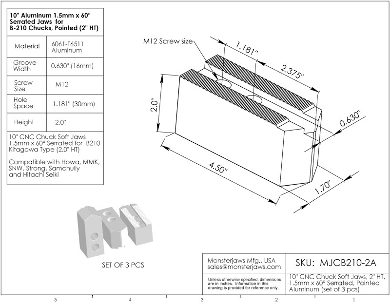 MJCB210-2A 10