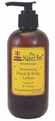 The Naked Bee Moisturizing Coconut & Honey Hand & Body Lotion 8 oz. with Pump