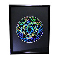 DNA Multi-Layer 2D3D Hologram Picture(FRAMED), Collectible Embossed Type Film