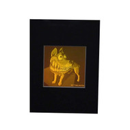 3D Mask Movie Dog Hologram Picture (MATTED), Collectible Polaroid Photopolymer Film