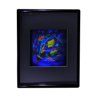 Musical Instruments LARGE Hologram Picture (FRAMED), 3D Collectible Embossed Type Animated Stereogram