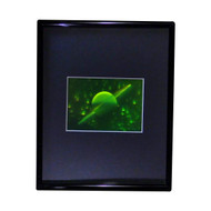 3D Saturn Hologram Picture (FRAMED), Collectible Polaroid Photopolymer Film