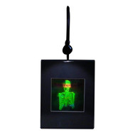 3D Skeleton 2-Channel Hologram Picture (LIGHTED DESK STAND), Collectible EMBOSSED Type Film