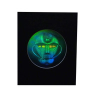 3D Space Mask Hologram Picture (MATTED), Collectible EMBOSSED Type Film