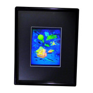 3D Travel Hologram Picture (FRAMED), Collectible EMBOSSED Type Film