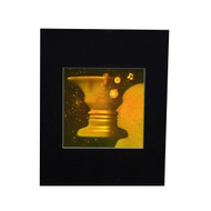 3D Vase-Face 2-Channel Hologram Picture (MATTED), Collectible Photopolymer Type Film