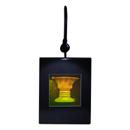 3D Vase-Face 2-Channel Hologram Picture (LIGHTED DESK STAND), Collectible Photopolymer Type Film