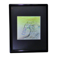 3D Wave Hologram Picture(FRAMED), Collectible EMBOSSED Type Film