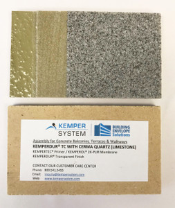 TC w/ S-Grade Cermaquartz Color Aggregate - Limestone: 3x5"