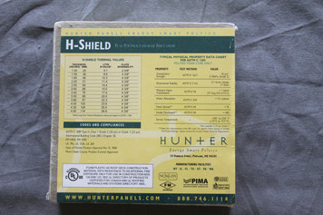 Hunter Panels Polyiso - H-Shield - 6"x6"