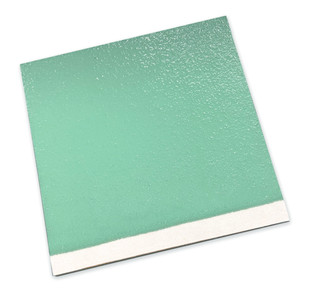 2K FR - Patina Green - 12x12" Membrane with Exposed Fleece & Primer on Board