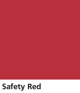 Kemperdur Deko Finish, Safety Red - Brush Out Swatch Sample