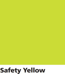 Kemperdur BSF-R Finish, Safety Yellow - Brush Out Swatch Sample