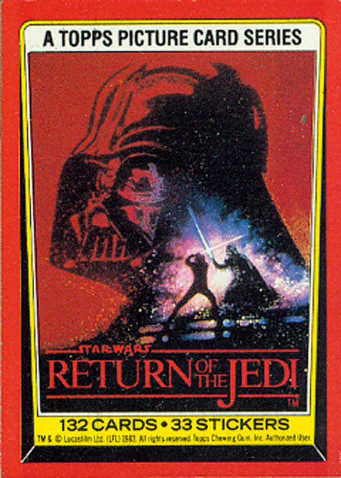 1983 Topps Return of the Jedi Series 1 Card Set (132