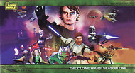 2009 Topps Star Wars Clone Wars Widevision Set + 3 Chase Sets (103)