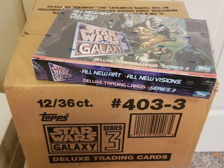 STAR WARS GALAXY 3 1995 TOPPS COMPLETE 1ST DAY PRODUCTION PARALLEL CARD SET 90 
