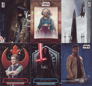 2016 Topps Star Wars The Force Awakens Series 2 Set + 5 Chase Sets (163)
