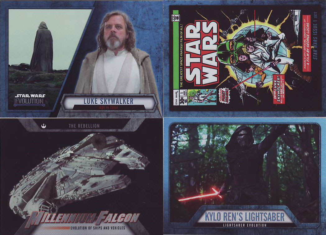 2016 Topps Star Wars Evolution Set Ships Vehicles Comics