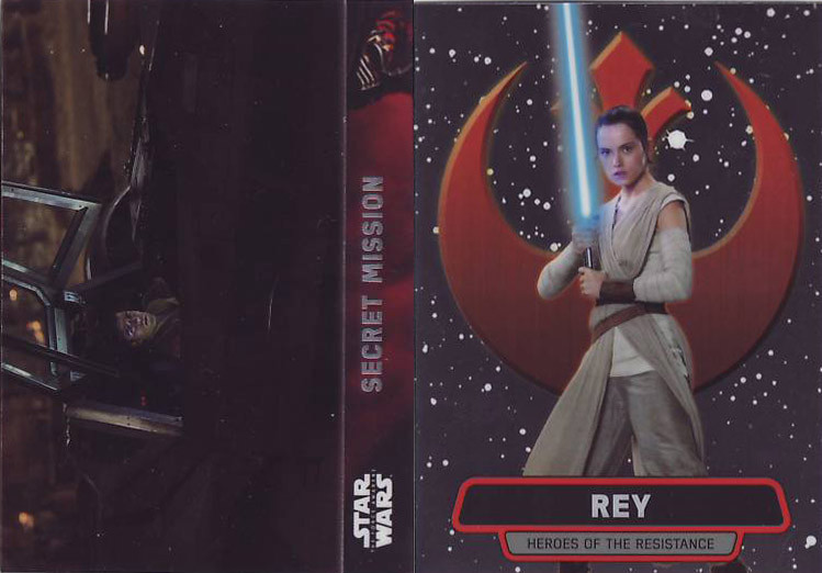 STAR WARS THE FORCE AWAKENS CHROME Complete HEROES OF THE RESISTANCE 18 Card Set 