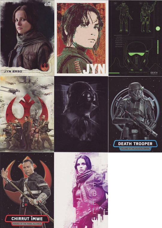 7 Chase Sets Star Wars Rogue One Mini Master Set Base 155 Cards