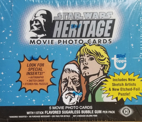 unopened star wars cards