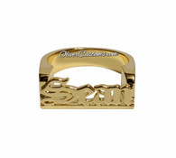 Old English Personalized Name ring