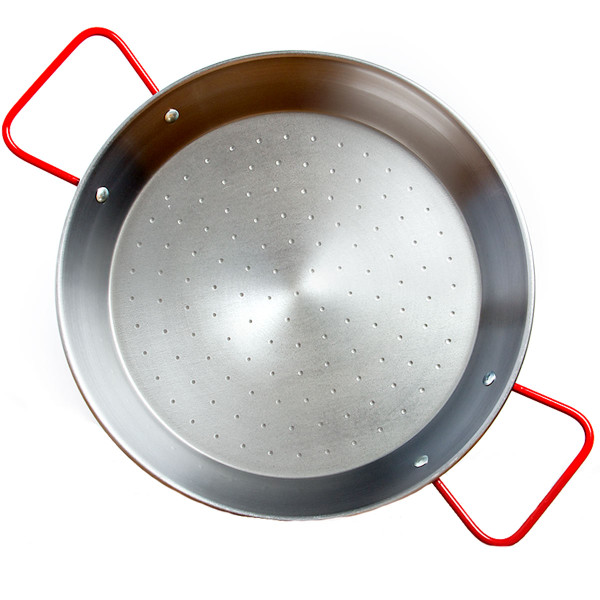 Garcima 11.75Inch Polished Steel Paella Pan 4 portions Tienda
