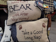 Pillow ~ Advice From A Bear