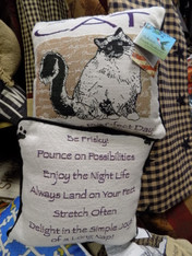 Pillow ~ Advice From A Cat 