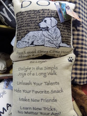 Pillow ~ Advice From A Dog