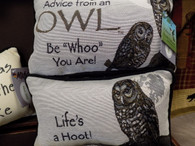 Pillow ~ Advice From An Owl