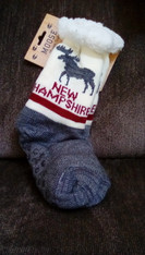 Moose Slipped Socks ~ New Hampshire