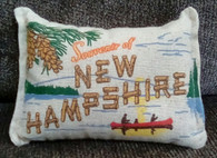 New Hampshire souvenir pillow