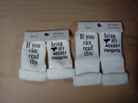 If you can read this bring my mom a margarita socks