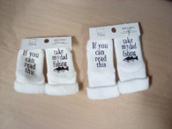 If you can read this take my dad fishing socks